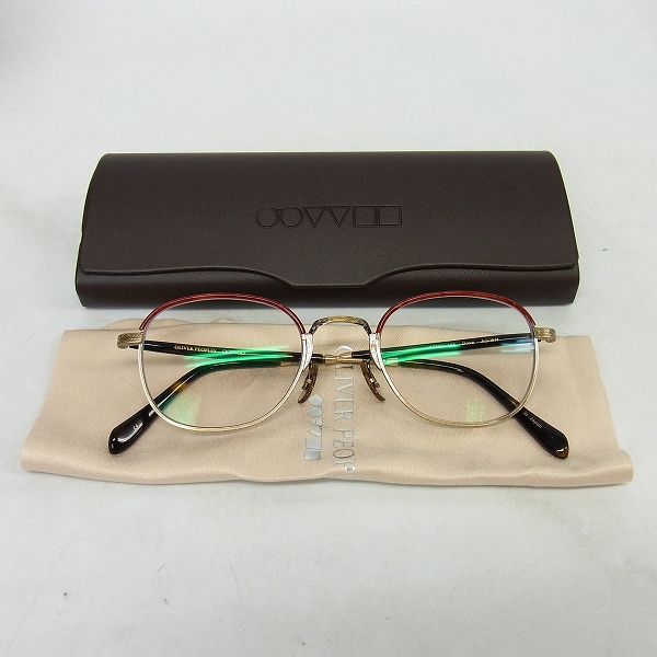 実際に弊社で買取させて頂いたOLIVER PEOPLES/オリバーピープルズ コンビネーションフレーム Dove AG/WNの画像 6枚目