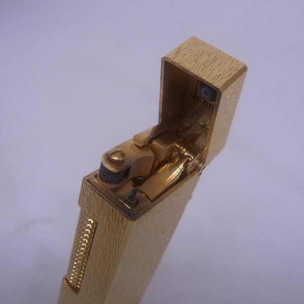 実際に弊社で買取させて頂いたdunhill/ダンヒル サイドローラー ガスライター ゴールド の画像 5枚目