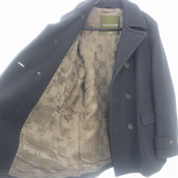 実際に弊社で買取させて頂いたMACKINTOSH/マッキントッシュ ダブルロングPコート/ネイビー/40の画像 3枚目