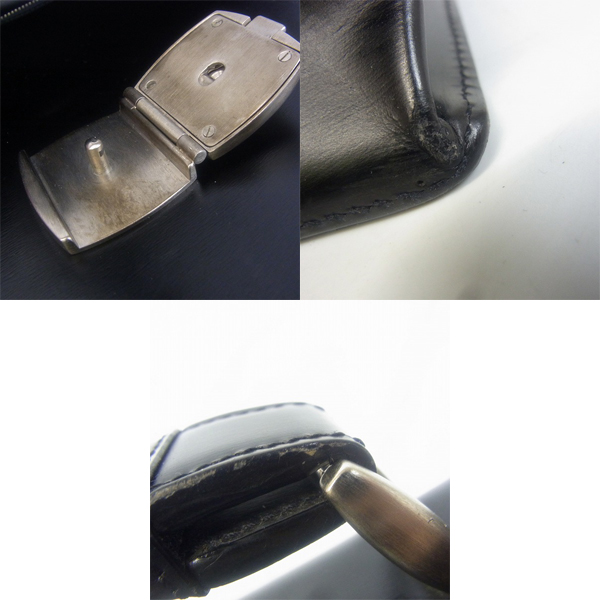 実際に弊社で買取させて頂いたdunhill/ダンヒル オールレザーダレスバッグ/オーガナイザーの画像 6枚目