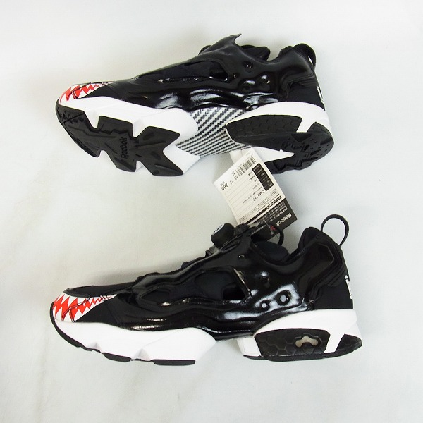 実際に弊社で買取させて頂いた【未使用】Reebok×atmos×BOUNTY HUNTER INSTAPUMP FURY OG BH/インスタポンプフューリー サメル君 CM8717/26.5の画像 3枚目