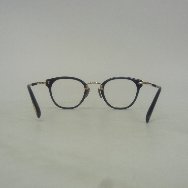 実際に弊社で買取させて頂いたOLIVER PEOPLES/オリバーピープルズ メガネフレーム 507C BKGの画像 5枚目