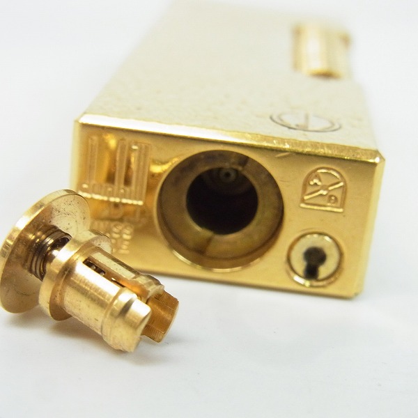 実際に弊社で買取させて頂いたdunhill/ダンヒル サイドローラーガスライター ゴールドの画像 2枚目