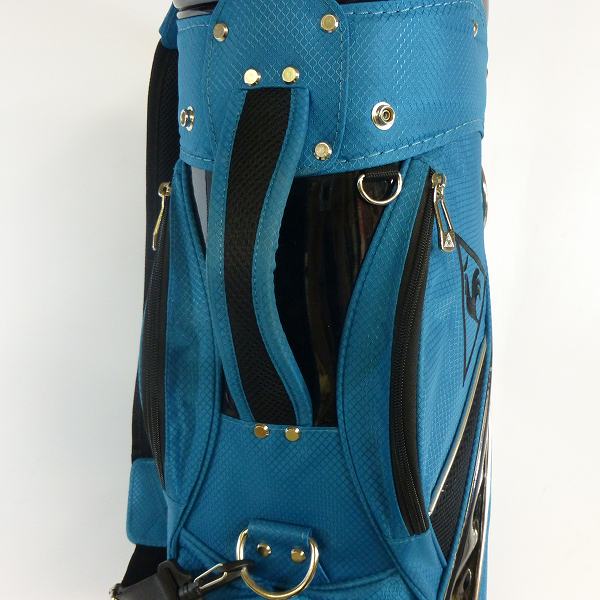 実際に弊社で買取させて頂いた★le coq sportif/ル・コック 軽量キャディバッグ QQ1233 9型(47インチ対応) 2016年モデル ブルーの画像 5枚目