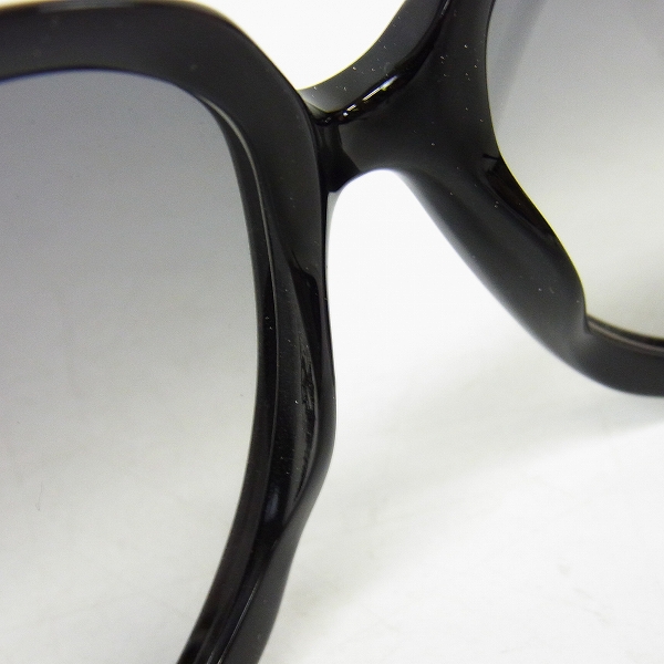 実際に弊社で買取させて頂いたChristian Dior/クリスチャンディオール サングラス プラスチック ダークグレー×黒 584LFの画像 4枚目