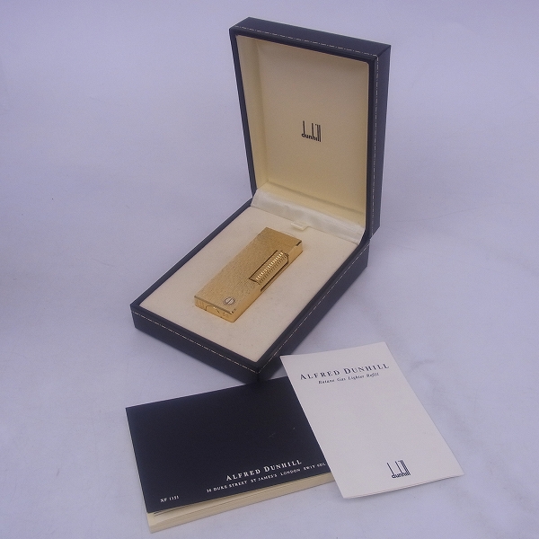 実際に弊社で買取させて頂いたdunhill/ダンヒル サイドローラー ガスライター ゴールド の画像 6枚目