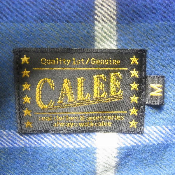 実際に弊社で買取させて頂いたCALEE/キャリー 長袖 チェック シャツ/Ｍの画像 2枚目