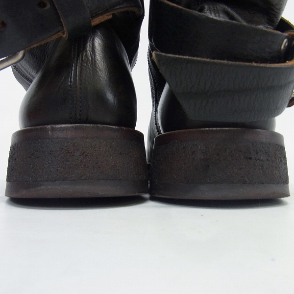 実際に弊社で買取させて頂いたMIHARAYASUHIRO/ミハラヤスヒロ ベルトブーツ/ジョッキーブーツ/24.5の画像 1枚目