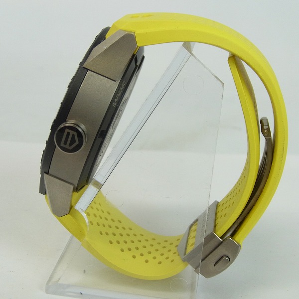 実際に弊社で買取させて頂いた【保証書付】TAG HEUER/タグホイヤー コネクテッド イエローラバー スマートウォッチ SAR8A80.FT6060の画像 1枚目
