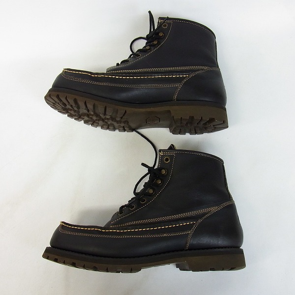 実際に弊社で買取させて頂いたDanner/ダナー USA製 モックトゥ/マウンテンブーツ ブラック/黒 D6210/8の画像 3枚目