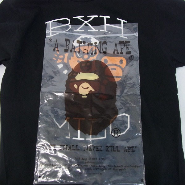 実際に弊社で買取させて頂いたA BATHING APE×BOUNTY HUNTER/ア ベイシング エイプ×バウンティーハンター 15AW BABY MILOTシャツ/Sの画像 4枚目