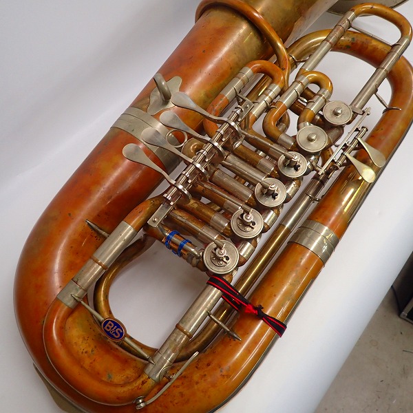 実際に弊社で買取させて頂いた★【詳細不明/ジャンク】B&S/ビーアンドエス チューバ Model Symphony/シンフォニー 要修理の画像 2枚目