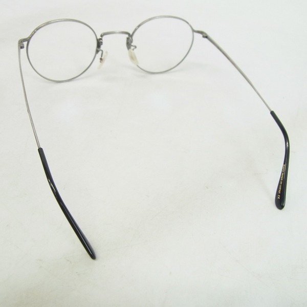 実際に弊社で買取させて頂いたOLIVER GOLDSMITH/オリバーゴールドスミス 眼鏡/メガネフレーム CHARLES 47 Antique Silverの画像 1枚目