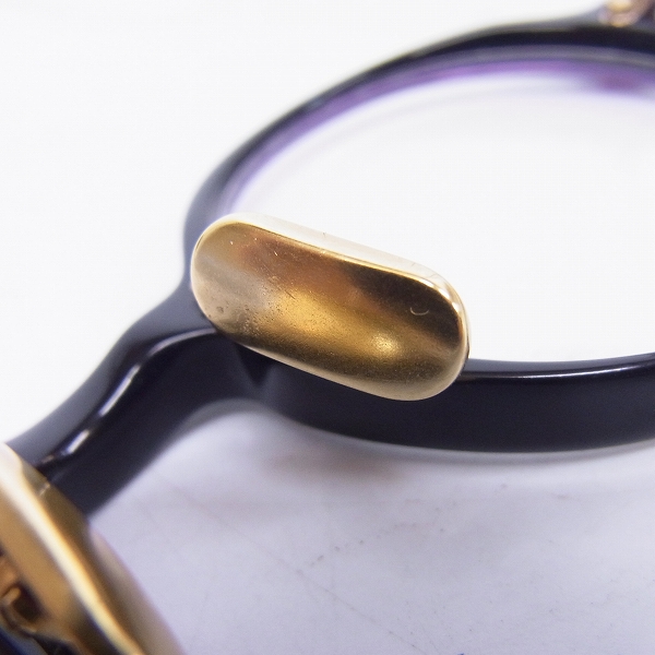 実際に弊社で買取させて頂いたOG×OLIVER GOLDSMITH/オージーバイオリバーゴールドスミス Re:LIBRARY メガネフレームの画像 2枚目