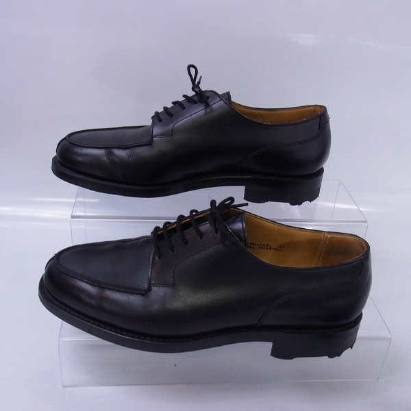 実際に弊社で買取させて頂いたCROCKETT&JONES/クロケット＆ジョーンズ  MORETON/モールトン Uチップレザーシューズ/7Eの画像 3枚目