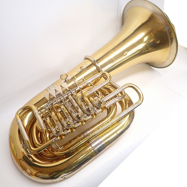 ☆【型番不明/ジャンク】MIRAPHONE /ミラフォン チューバ ベル径約40cm/全長約100cm 管楽器 の買取実績 -  ブランド買取専門店リアクロ