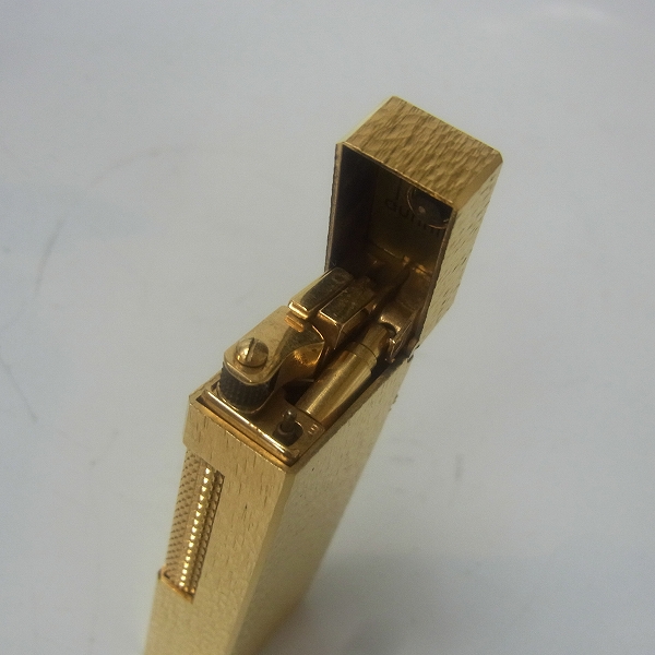 実際に弊社で買取させて頂いたdunhill/ダンヒル サイドローラー ガスライター ゴールドの画像 4枚目