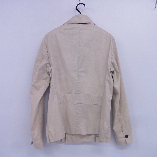 実際に弊社で買取させて頂いたDIESEL BLACK GOLD/ディーゼル ブラック ゴールド コットン Pコート ベージュ/46の画像 1枚目