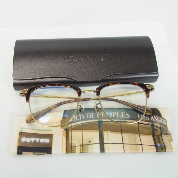 実際に弊社で買取させて頂いたOLIVER PEOPLES/オリバーピープルズ BANKS/バンクス メガネフレーム デミ柄の画像 7枚目