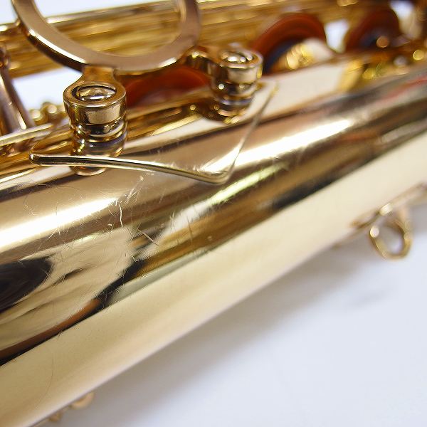 実際に弊社で買取させて頂いた★H.SELMER/セルマー SA80Ⅱ Super Action SERIE2 W/E GL 彫刻入り テナーサックス 純正ケース付の画像 7枚目