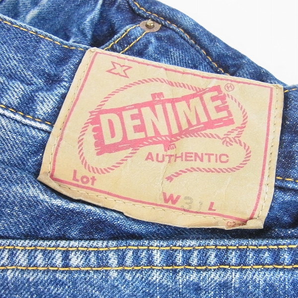 実際に弊社で買取させて頂いたDENIME /ドゥニーム ストレート デニムパンツ D021C 1501-274/W31 の画像 2枚目