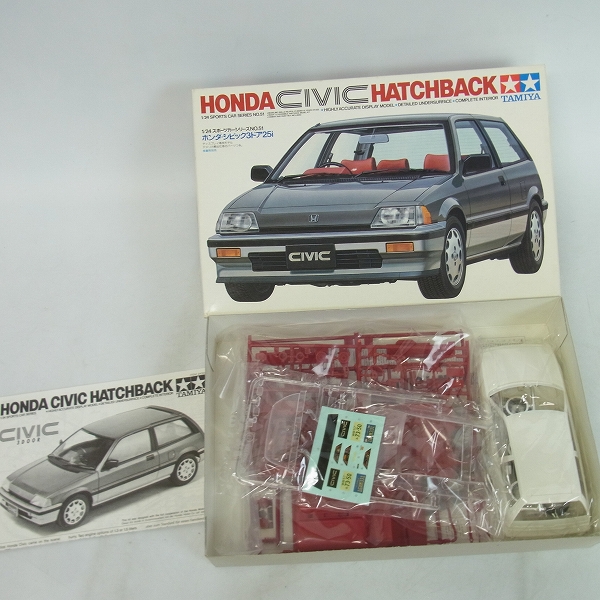 実際に弊社で買取させて頂いた【未組立】TAMIYA/タミヤ 1/24 HONDA/ホンダ S800/S2000/CIVIC/Fit 4点セットの画像 4枚目