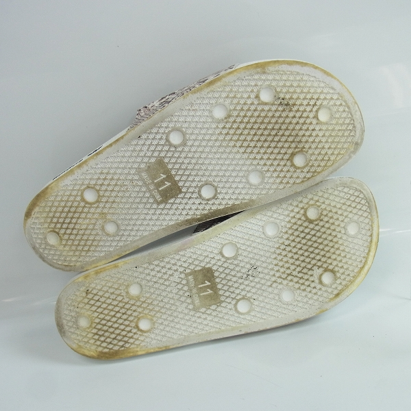 実際に弊社で買取させて頂いたadidas/アディダス HYKE ADILETTE PYTHON/ハイク アディレッタ パイソン 伊勢丹限定/サンダル S76700/29.5の画像 2枚目