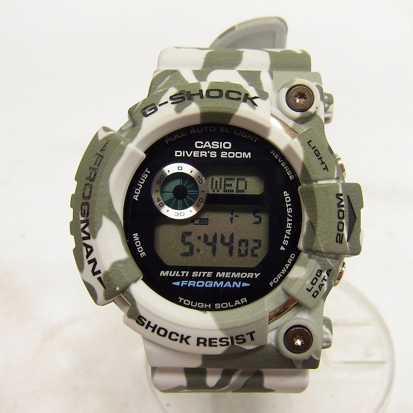 G-SHOCK/Gショック ブラジリアンフロッグマン 迷彩/ソーラー/GW-200CF