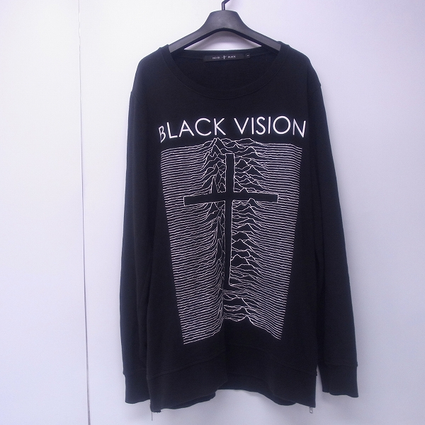 実際に弊社で買取させて頂いたNO ID BLACK/ノーアイディーブラック BLACK VISIONプリントC/Nプルオーバー 439006-888T/1