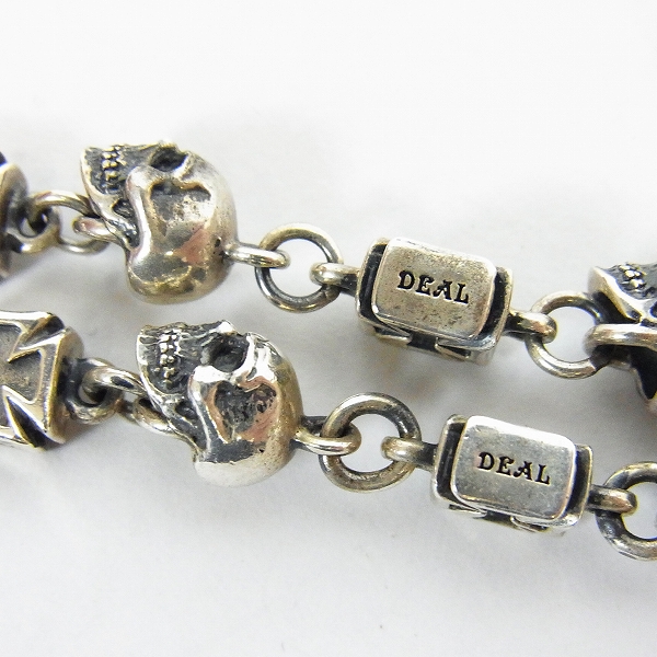 実際に弊社で買取させて頂いたDEAL DESIGN/ディールデザイン スカルズ＆クロス チェーンの画像 3枚目