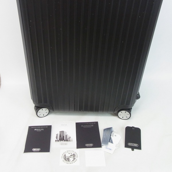 実際に弊社で買取させて頂いたRIMOWA/リモワ サルサ マルチホイール 4輪 87L/810.73 の画像 7枚目