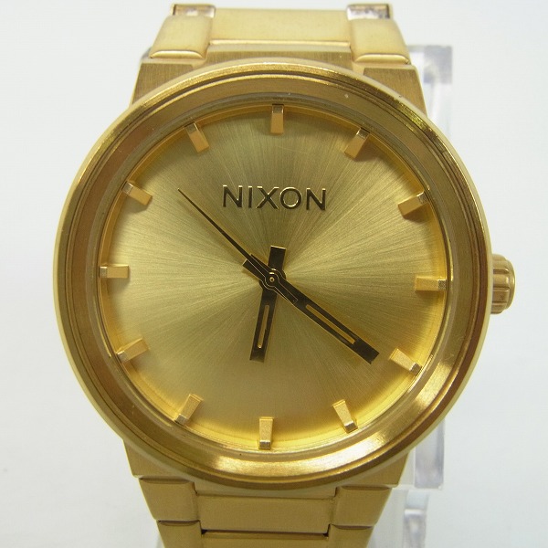 実際に弊社で買取させて頂いたNIXON/ニクソン THE CANNON/キャノン 腕時計 ゴールド