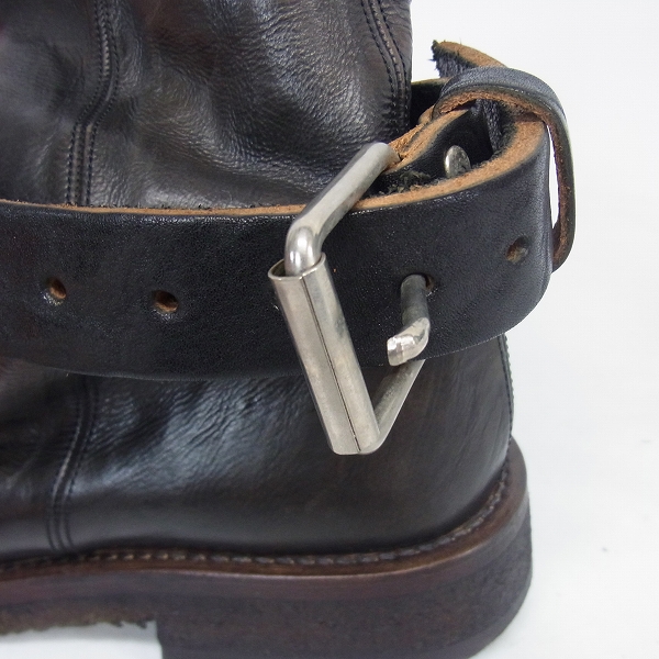 実際に弊社で買取させて頂いたMIHARAYASUHIRO/ミハラヤスヒロ ベルトブーツ/ジョッキーブーツ/24.5の画像 6枚目