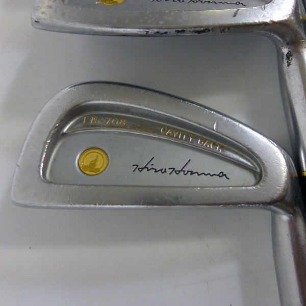 実際に弊社で買取させて頂いた★HONMA/本間ゴルフ アイアン7本セット LB-708 R-1フレックス 4星★★★★ 金モグラの画像 2枚目