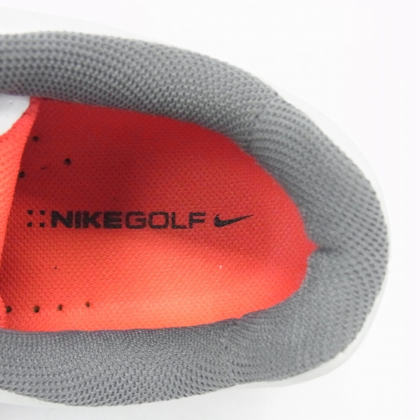 実際に弊社で買取させて頂いたNIKE GOLF/ナイキゴルフ Lunar Shin Xiv/ルナ シン ゴルフシューズ 616958-102/27の画像 4枚目