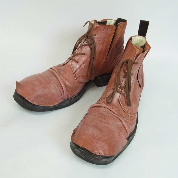 実際に弊社で買取させて頂いたHIROMU TAKAHARA/ヒロムタカハラ カバードブーツ ドレープ 41