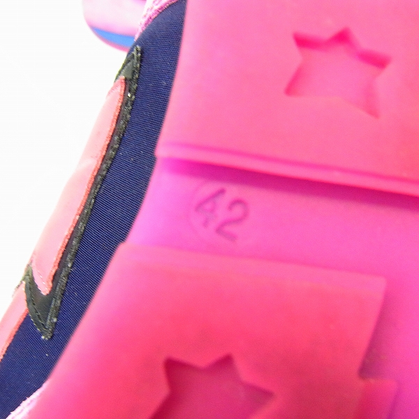 実際に弊社で買取させて頂いたAtlantic STARS/アトランティックスターズ ANTARES GAN-32B スニーカー ピンク IBC-25FF/42の画像 5枚目