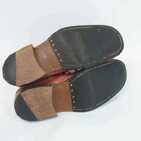 実際に弊社で買取させて頂いたHIROMU TAKAHARA/ヒロムタカハラ カバードブーツ ドレープ 41の画像 2枚目