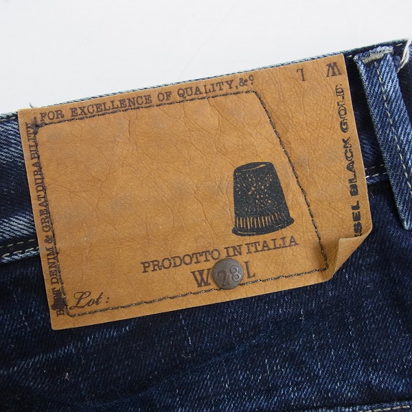 実際に弊社で買取させて頂いたDIESEL BLACK GOLD/ディーゼル ブラック ゴールド クラッシュ加工 デニムパンツ/28の画像 3枚目