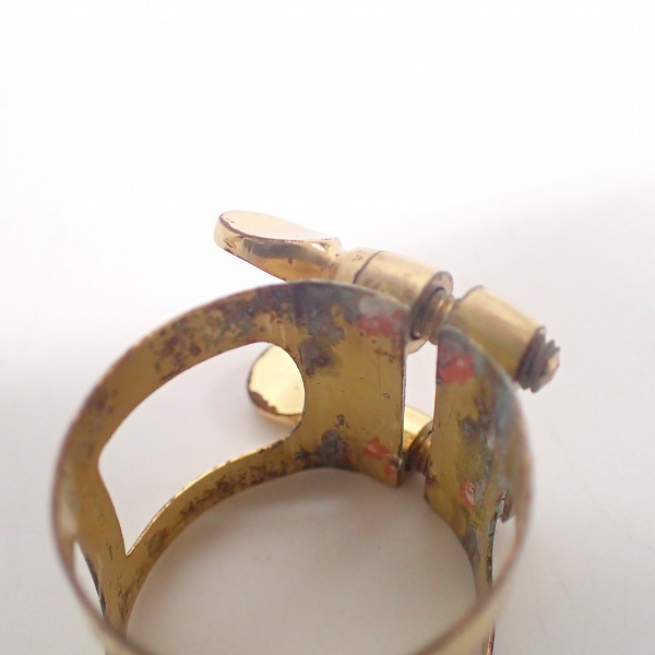 実際に弊社で買取させて頂いたSELMER/セルマー アルトサックス用マウスピース CS80 C★ リガチャー付きの画像 6枚目