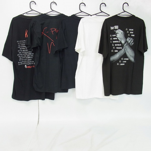 実際に弊社で買取させて頂いたThe X PENSIVE WAINOS Keith Richards/キース リチャーズ バンドTシャツ 5点セットの画像 1枚目