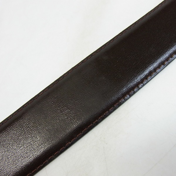 実際に弊社で買取させて頂いたCELINE/セリーヌ メンズ レザー ベルトの画像 4枚目