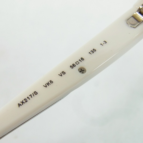 実際に弊社で買取させて頂いたARMANI EXCHANGE/アルマーニエクスチェンジ フルリム ミラーレンズ サングラス/アイウェア AX217/Sの画像 3枚目