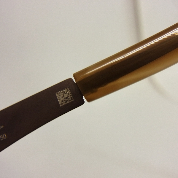 実際に弊社で買取させて頂いたic!berlin/アイシーベルリン mannertreu/chocolate 眼鏡フレーム/メガネフレームの画像 7枚目