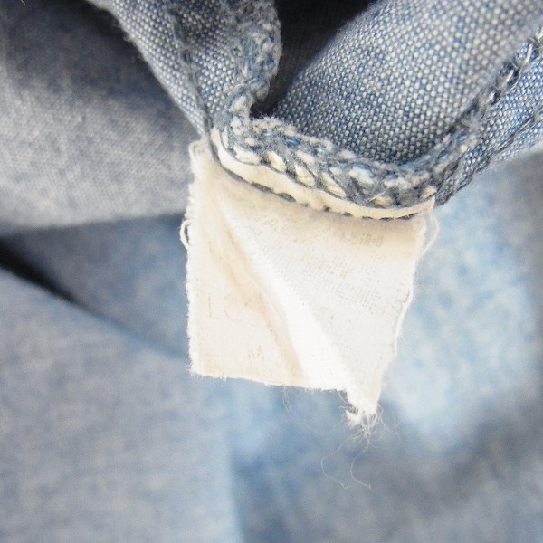 実際に弊社で買取させて頂いたSUGARCANE/シュガーケーン デニムウエスタンシャツ の画像 3枚目