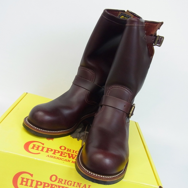 実際に弊社で買取させて頂いたChippewa/チペワ 11インチ エンジニアブーツ CORDOVAN/コードバン/91068/8E