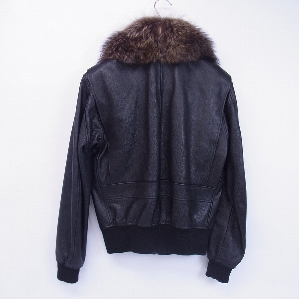実際に弊社で買取させて頂いたGIVENCHY/ジバンシー ラクーンファー ジャケット/ブルゾン 46の画像 1枚目