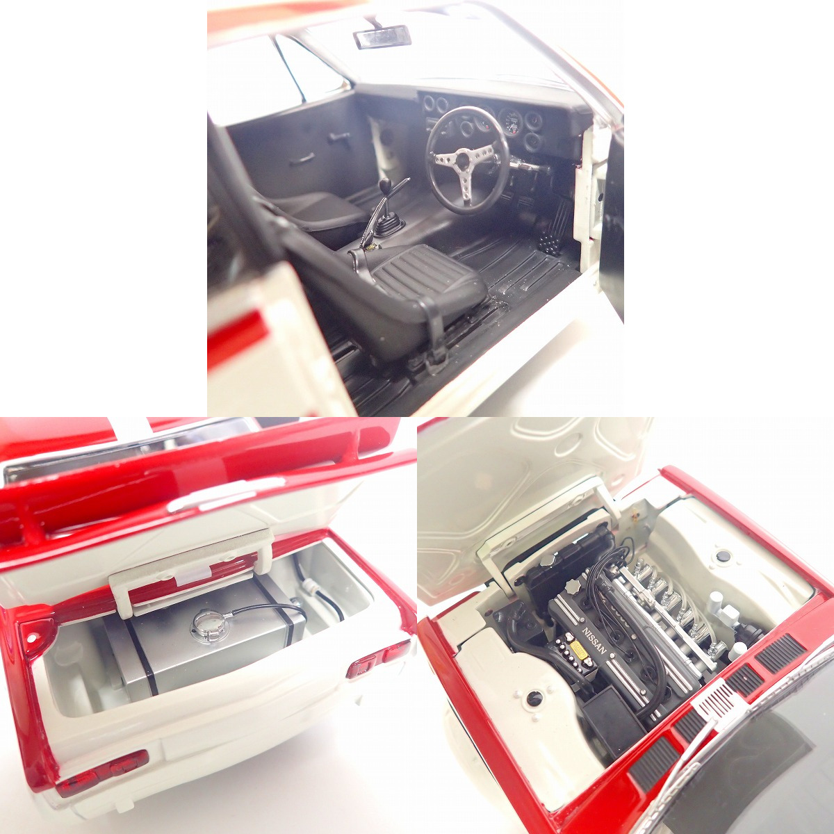 実際に弊社で買取させて頂いたKYOSHO/京商 1/18 日産 スカイライン 2000GT-R(KPGC10) RACING CATALOGUE VERSION 08122Cの画像 7枚目