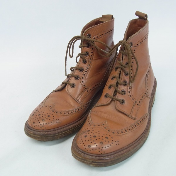 実際に弊社で買取させて頂いたTricker's/トリッカーズ ウイングチップ カントリー ブーツ 2508 UK6.5