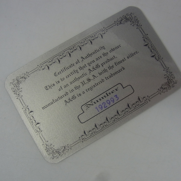 実際に弊社で買取させて頂いた【ギャラ付き】A＆G/エーアンドジー バックフレア切替し レザーシングルライダース/ジャケット Size：Sの画像 7枚目